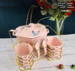 طقم شوربة 15 قطعة مع الاستاند - ألوان متعددة من أوكسفورد