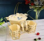 طقم شوربة 15 قطعة مع الاستاند - ألوان متعددة من أوكسفورد