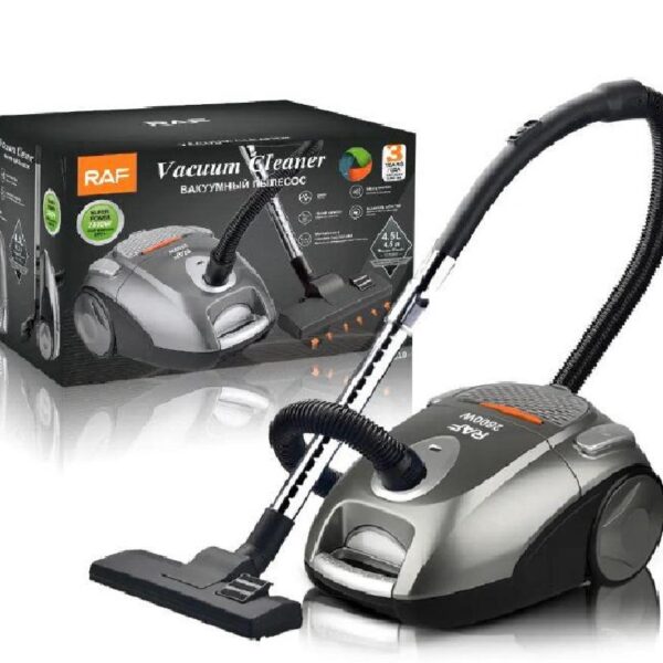 مكنسة كهربائية تربو من RAF – سعة 4.5 لتر – قدرة 2800 وات – أداء قوي