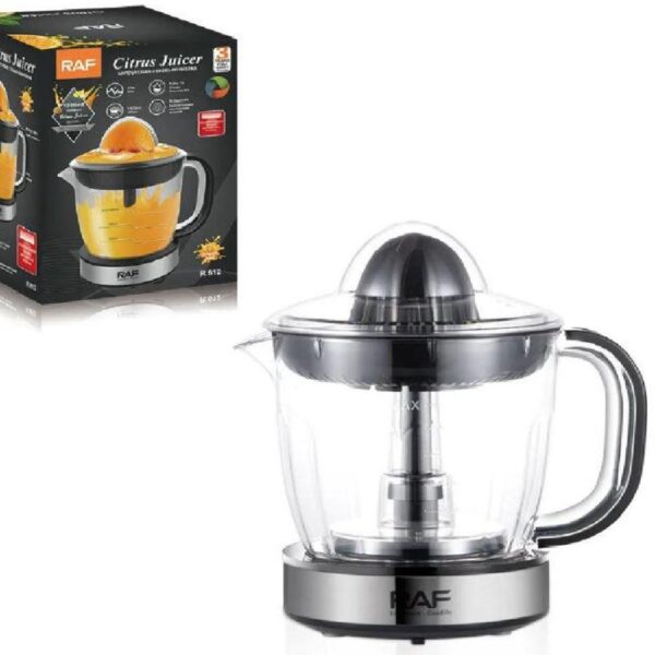 عصارة فواكه كهربائية RAF – موديل 612 – قدرة 1000 وات – تصميم عصري وقوة استخلاص عالية