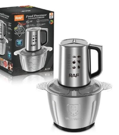 كبة استيل 3 لتر – ديجيتال – 400 وات – 2 سلاح يدوي – RAF موديل 7718