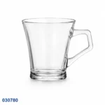 مج أزور سادة صغير 55513 تركي | كوب زجاج شفاف للشاي 120 مل - Image 2