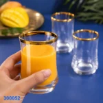 300052 | شاي لونا 355 مدهب زجاج تركي فاخر