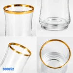 ⁦300052 | شاي لونا 355 مدهب زجاج تركي فاخر⁩ - الصورة ⁦3⁩
