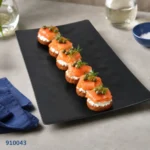 قارب مستطيل ميلامين أسود كبير 043 | الحاجة