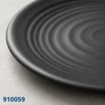 طبق مدور ميلامين أسود كبير 059 | الحاجة - Image 3