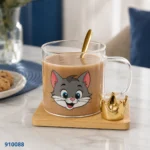 مج زجاج ديزني مع قاعدة خشب ومعلقة 088 | بيت الحاجة