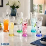 طقم أكواب شوب فيروز حفر لاستر تركي 42199 | بيت الحاجة
