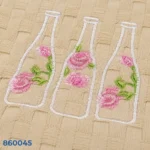 فوطة مطبخ مطرزة برسمة زجاجات | بيت الحاجة - Image 2