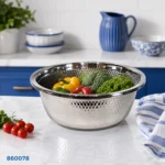 صفاية استيل مدورة منقوشة | بيت الحاجة