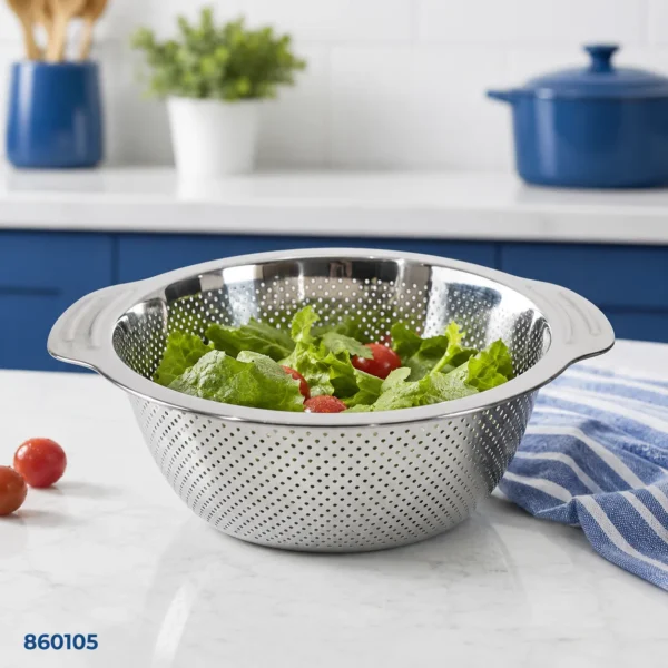 مصفاة استيل مدورة م 28 باليدين | بيت الحاجة