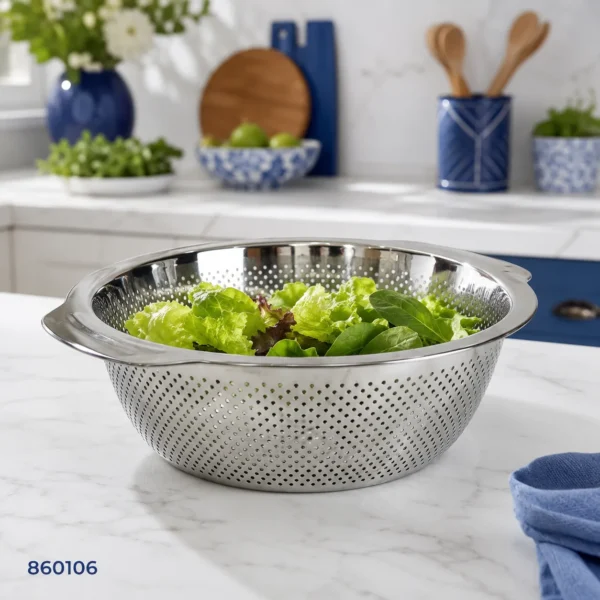 مصفاة استيل مدورة م 30 باليدين | بيت الحاجة