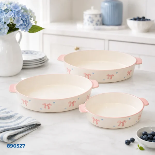 طقم طواجن وبولات KH-6187-3 كود 890527 | بيت الحاجة