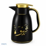 ⁦ترمس الماظ مدهب أسود للشاي 1 لتر 275 | بيت الحاجة⁩ - الصورة ⁦2⁩