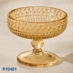كاس جيلي 6 قطع لوكس 401 زجاج عسلي | بيت الحاجة - Image 2