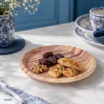 صنية خشبى مدور صغير | بيت الحاجة