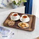 صنية بلاستيك شكل خشب | بيت الحاجة - Image 2