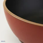 ⁦بولة ميلامين حمراء وسوداء بحافة ذهبية | بيت الحاجة⁩ - الصورة ⁦3⁩